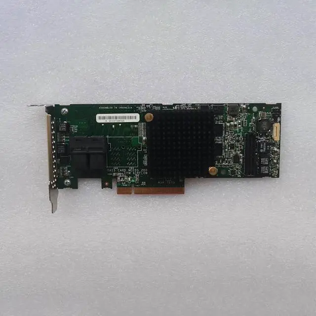 Alt view image 4 of 4 - For Adaptec ASR-7805 SAS/SATA Disk Array Expansion Card 12GB/S 1G Cache PCIe * 8