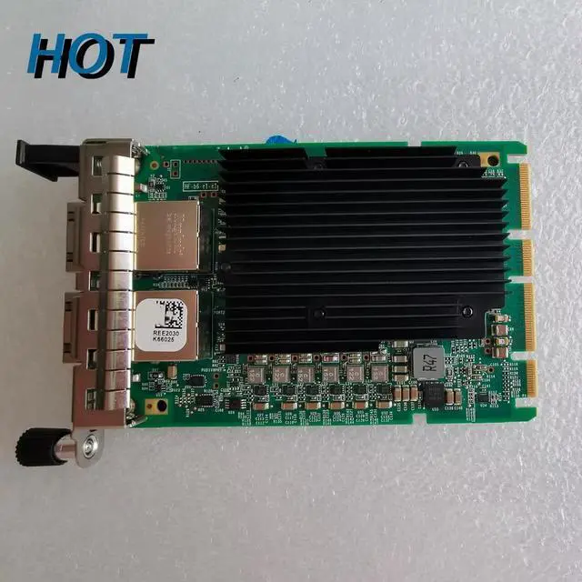 Main image of NIC 10 gigabit card with double electrical ports QL41132HQRJ-LN 02JK500