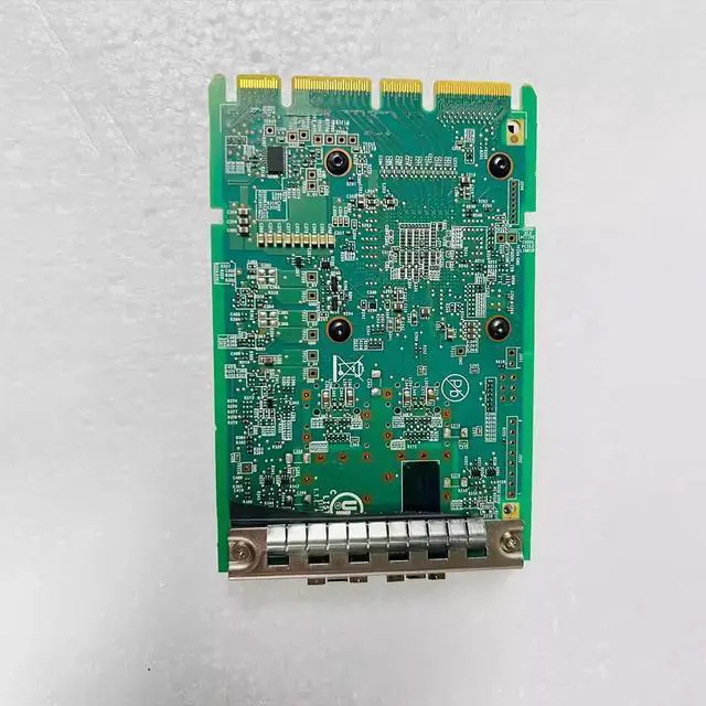 Alt view image 3 of 3 - NIC 10 gigabit network card with double electrical ports  SFP+ QL41401-A2G P08446-B21