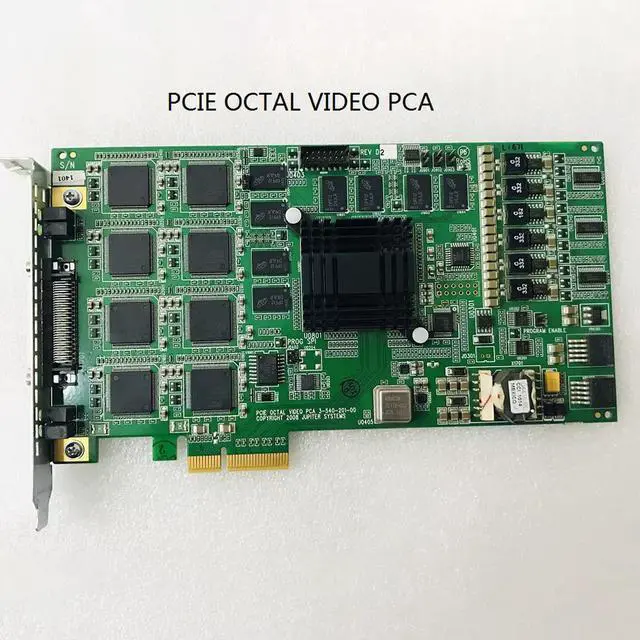 Alt view image 2 of 3 - PCIE OCTAL VIDEO PCA 3-540-201-00 Graphic Card