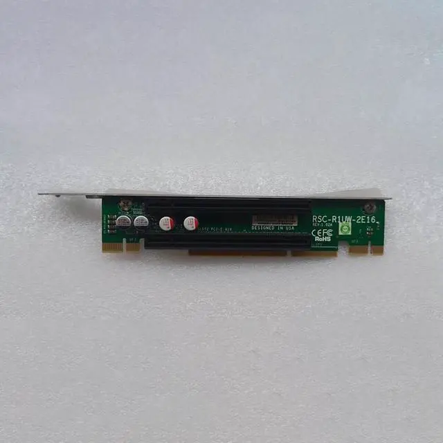 Alt view image 3 of 3 - For 1U Server Expansion Card Module PCIE Adapter Card RSC-R1UW-2E16