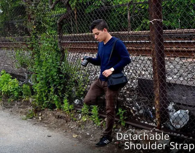 Alt view image 3 of 6 - Medium Soft Padded Camera Equipment Bag / Case for Nikon, Canon, Sony, Pentax, Olympus Panasonic, Samsung & Many More