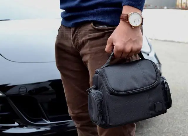 Alt view image 4 of 6 - Medium Soft Padded Camera Equipment Bag / Case for Nikon, Canon, Sony, Pentax, Olympus Panasonic, Samsung & Many More