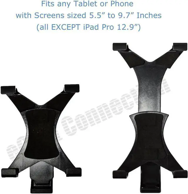 Alt view image 5 of 5 - Acuvar Tablet Holder Tripod Mount (Universal) fits iPad Tablets and Other Tablets + an eCostConnection Microfiber Cloth