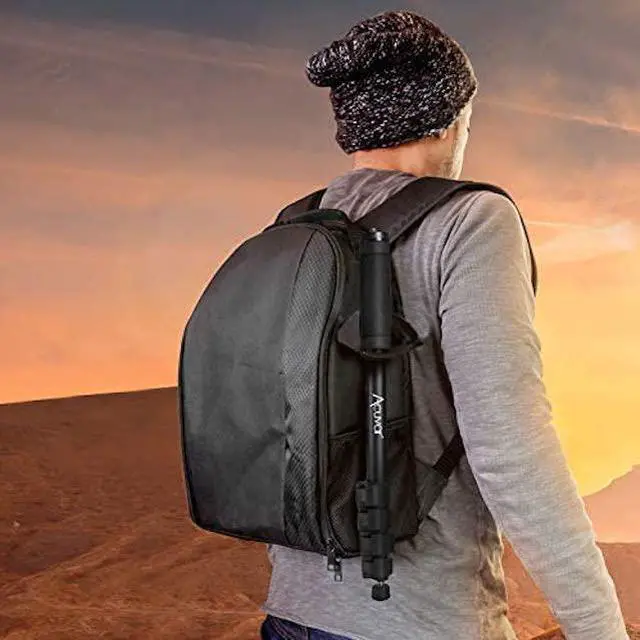 Alt view image 4 of 6 - Acuvar 62' Inch Monopod with Integrated Safety Strap and 4 Section Extending Pole for All Digital Cameras, DSLR, Mirrorless, Compact Cameras, Camcorders & Cell Phones