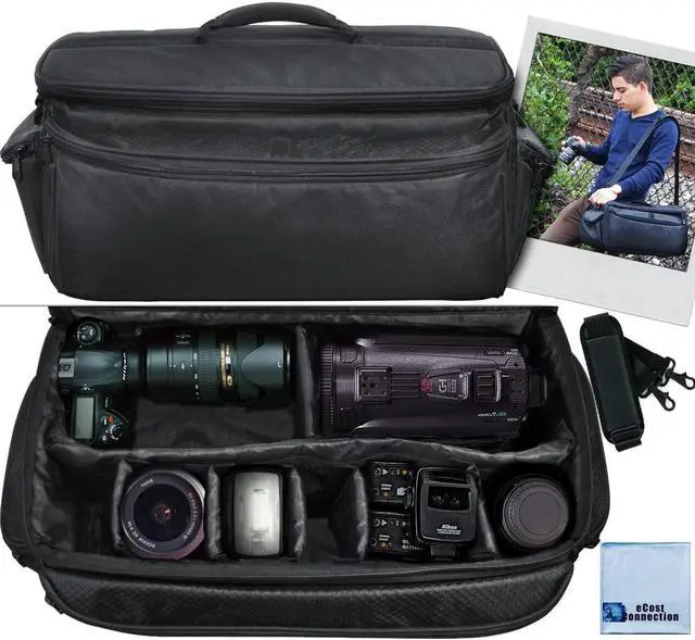 Main image of Extra Large Soft Padded Camcorder Equipment Bag/Case for Canon XA10, XA20, XA25, XH-G1s, XL2 and More Cameras and DSLR
