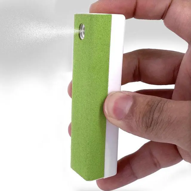 Alt view image 4 of 5 - Acuvar All in One Screen Cleaning Spray with Microfiber and Phone Stand. Cleans and Removes Oil and Dirt from Smartphones, Tablets, LCD, LED Laptop, TV Screens, and More Green