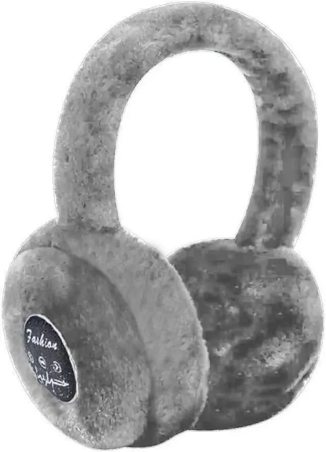 Main image of Acuvar Wireless Bluetooth 5.0 Rechargeable Over The Ear Headphone Earmuffs with Extra Soft and Warm Fabric, Microphone, Powerful Surround Stereo Bass and Passive Noise Cancelling Gray