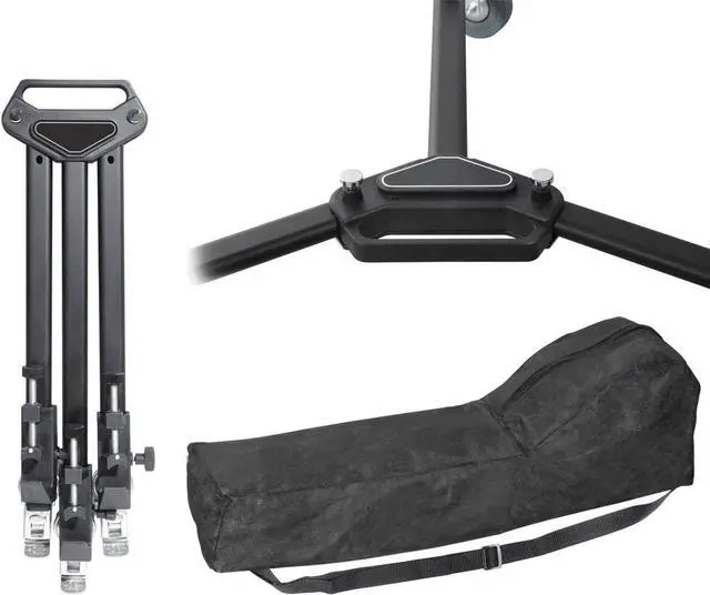 Alt view image 2 of 2 - Elite Series Professional Universal Tripod Dolly w/One Step Easy Lock & Locking Wheels for All Cameras and Camcorders, Canon, Sony, Nikon, Panasonic, JVC, Fujifilm