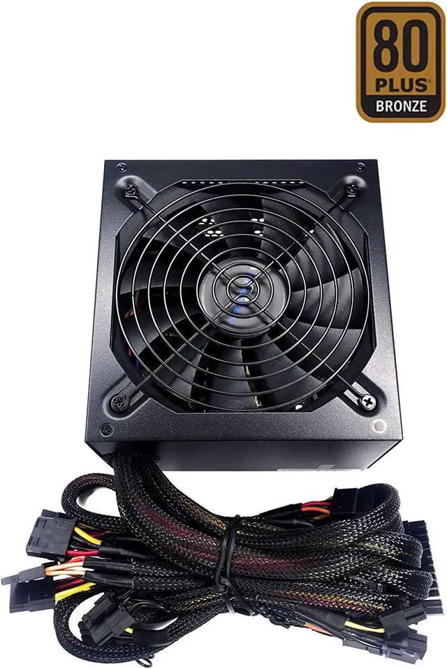Alt view image 3 of 5 - Apevia JUPITER1000W Jupiter 1000W 80 Plus Bronze Certified Active PFC ATX Gaming Power Supply, Support Dual/Quad Core CPUs, SLI/Crossfire/Haswell