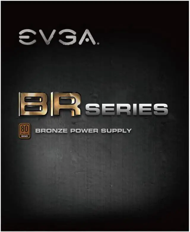 Alt view image 2 of 7 - EVGA 600 BR, 80+ Bronze 600W, 3 Year Warranty, Power Supply 100- BR-0600-K1