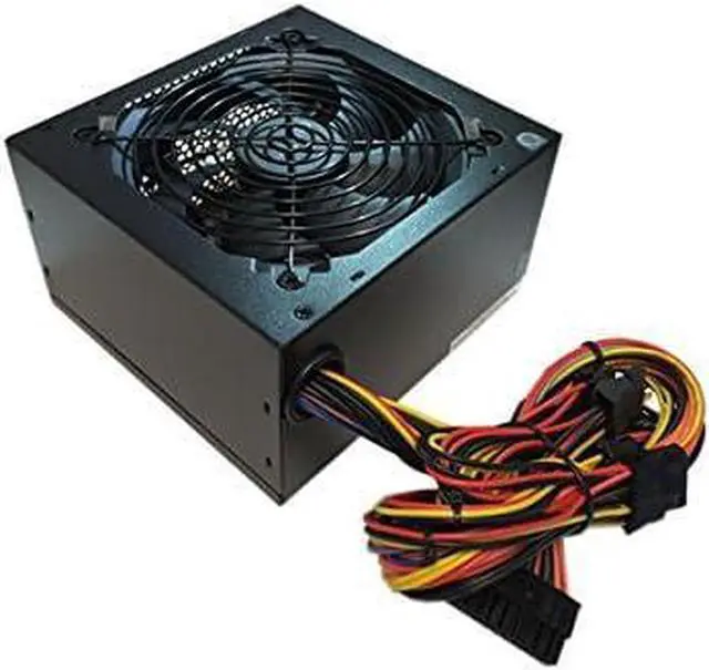 Alt view image 2 of 6 - APEVIA ASTRO450W Astro 450W ATX Power Supply with Auto-Thermally Controlled 120mm Fan, 115/230V Switch, All Protections