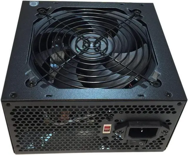 Alt view image 3 of 6 - APEVIA ASTRO450W Astro 450W ATX Power Supply with Auto-Thermally Controlled 120mm Fan, 115/230V Switch, All Protections