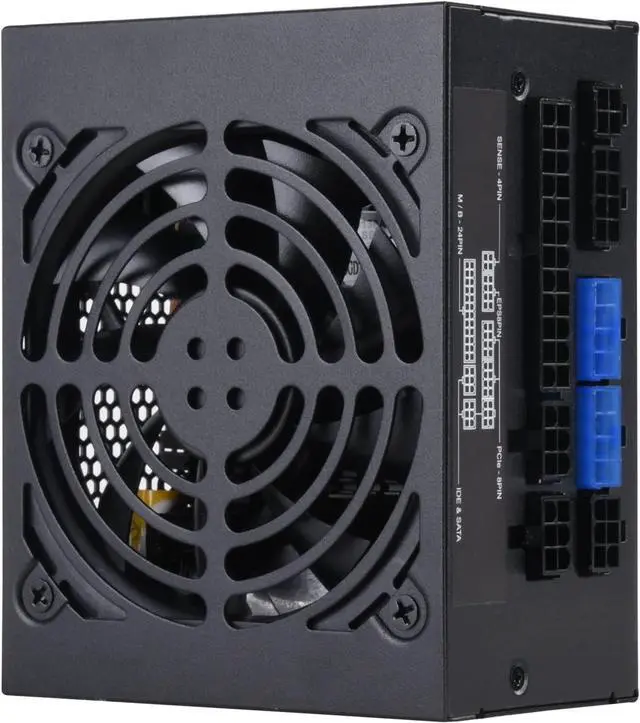 Alt view image 2 of 7 - SilverStone Technology SST-SX700-G 700W SFX Fully Modular 80 Plus Gold PSU with Improved 92mm Fan and Japanese Capacitors.