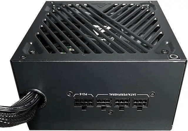 Alt view image 5 of 6 - Apevia ATX-GX650W Galaxy 650W 80+ Gold Certified Active PFC ATX Semi-Modular Gaming Power Supply