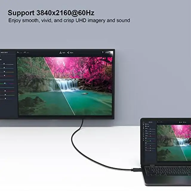 Alt view image 5 of 5 - BENFEI DisplayPort to DP 4K 60Hz 6 Feet Cable 10 Pack, DisplayPort to Display Port Male to Male Cable Gold-Plated Cord Compatible with Dell, HP, ASUS