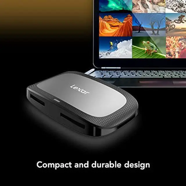 Alt view image 4 of 5 - Lexar Professional CFexpress Type A/SD USB 3.2 Gen 2 Reader, Designed for CFexpress Type A and SD UHS-II Cards, High-Speed USB 10Gbps Transfer Speeds (LRW530U-RNBNG)