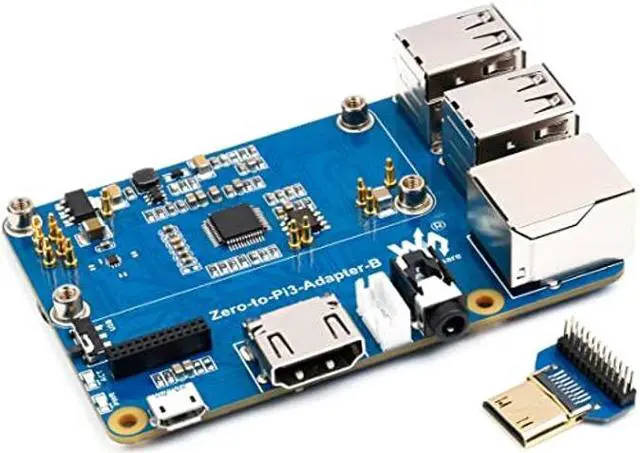 Main image of Raspberry Pi Zero 2W to Pi 3B/3B+ Adapter,Connect Raspberry Pi Zero 2W with Zero-to-Pi3-Adapter to Replace Raspberry Pi 3 Model B/3B+, Alternative for RPi 3B/3B+ Compatible with Pi 3B/ 3B+ Hats