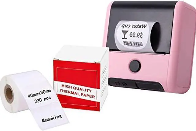 Main image of M200 Bluetooth Label Maker, Mini Label Maker Bluetooth Compatible with iOS & Android System, Portable Printer Label Maker with One Roll 40x30mm Thermal Labels, 230PCS/Roll