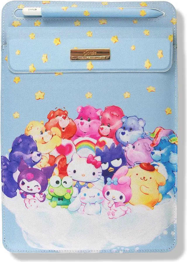 Main image of Sonix x Sanrio Sleeve, Foldable Case and Stand Compatible with iPad and Tablet Devices (Hello Kitty + Care Bears)