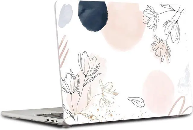 Alt view image 2 of 5 - SaharaCase - Apple MacBook Pro 13" Laptops Hybrid-Flex Arts Case with Silicone KeyPad Cover - Sleek Hard Shell, Snap-On, Anti-Slip Grip (White)