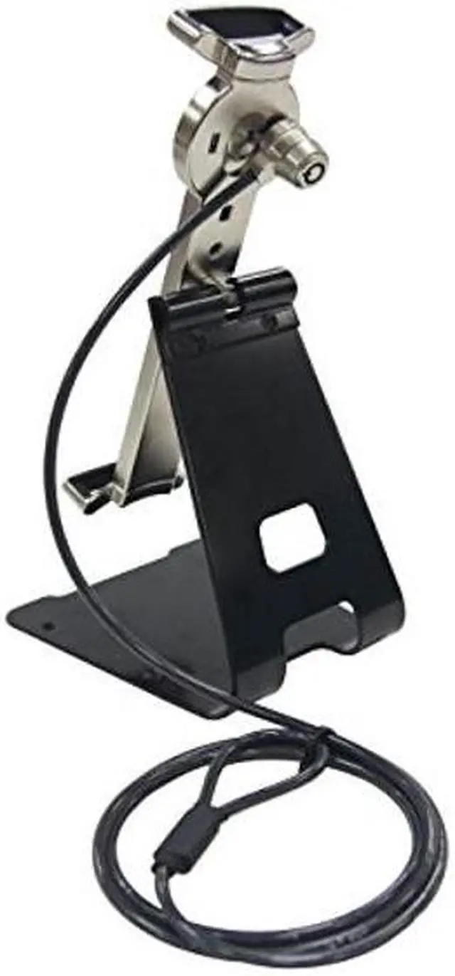Alt view image 4 of 5 - Universal Tablet Holder - CTA Universal Anti-Theft Security Grip Holder with Metal Stand for Tablets iPad 10.2" (7th/ 8th/ 9th Generation), & Other 7-10" Tablets (PAD-UATGS)