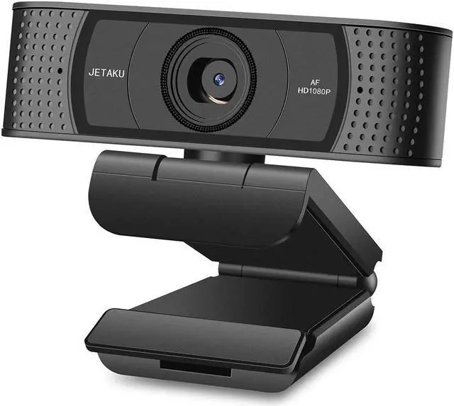 Main image of JETAKu Full HD1080P Webcam, Streaming Web Camera with Microphone, Privacy Cover Web Camera, Auto Light Correction, Plug&Play Webcam for Gaming, Laptop/Mac/Zoom/YouTube/Video Calling/Office