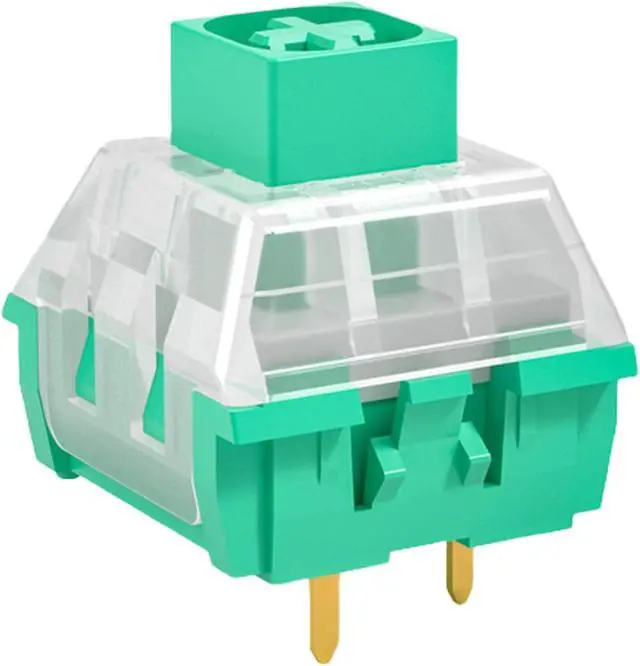 Main image of Ranked Kailh Box Key Switches for Mechanical Gaming Keyboards | Plate Mounted (Kailh Box Glazed Green, 65 Pcs)