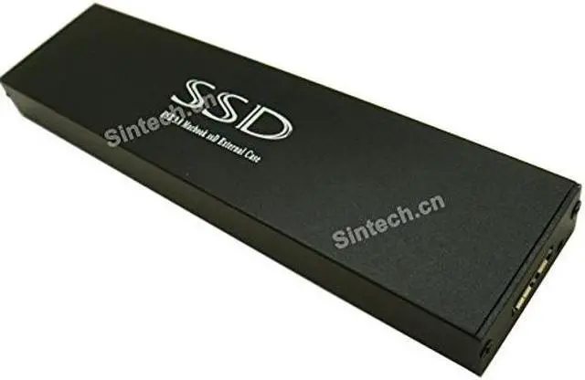 Alt view image 5 of 5 - Sintech USB 3.0 External Case,Compatible with 7+17Pin SSD from 2012 Year MacBook AIR(NOT FIT SSD from 2013-2017 MacBook)