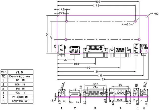 Alt view image 3 of 3 - Taidacent Universal LVDS Controller Board 10-65 Inch LCD Screen HDMI DVI VGA to LVDS Driver Board DIY Notebook Display Kit (18.5-27 inch 1080P Universal 8 kit)