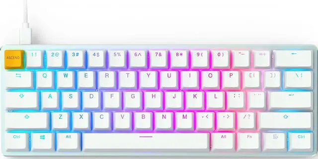 Main image of Glorious GMMK White Ice Edition - Compact (Pre-Built)
