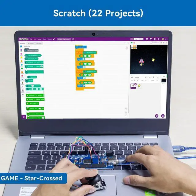 Alt view image 5 of 5 - SunFounder Project The Most Complete Electronics Starter Kit Compatible with Arduino Mega 2560 R3 Mega328 Nano, 73 Tutorials Included