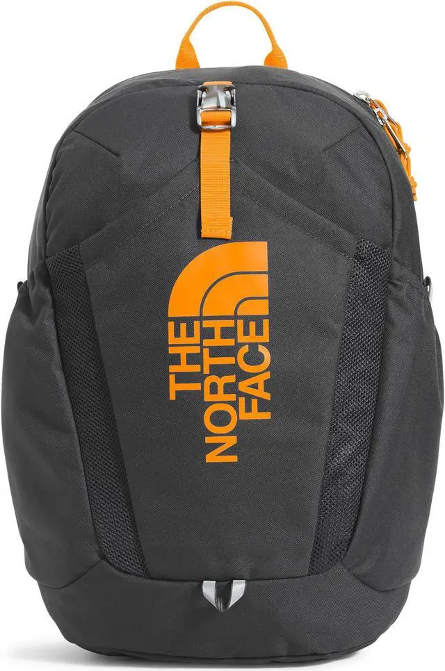 Main image of The North Face Teen Mini Recon Backpack, Asphalt Grey/Cone Orange, One Size
