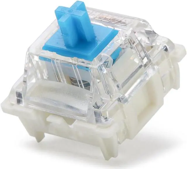 Alt view image 2 of 5 - Gateron G Blue Pro 3.0 Switches Pre-lubed 3pin RGB SMD Clicky for Gaming Mechanical Keyboard (108Pcs, Pro Blue 3.0)