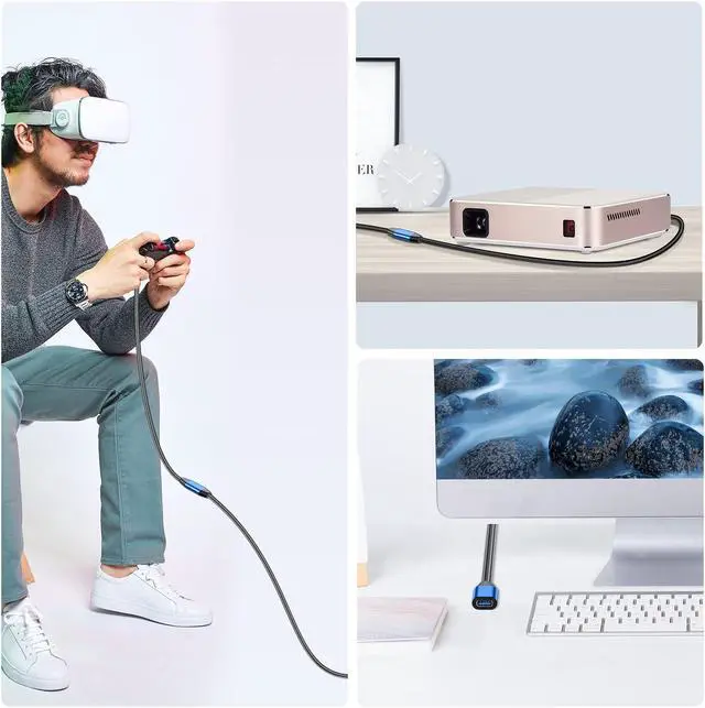 Alt view image 3 of 5 - GGMTY USB 2.0 Type A Male to A Female Active Repeater Extension Cable 100ft, High Speed 480 Mbps