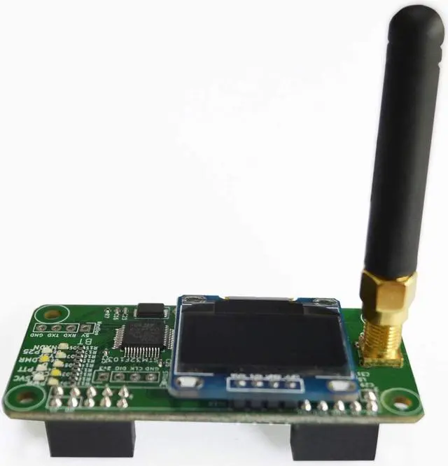 Alt view image 2 of 5 - GOOZEEZOO MMDVM Hotspot Board (V1.5.2) + Antenna + OLED Display Aluminium Case MMDVM Pi Hat for Raspbery Pi 3 4 3B 3B+ Zero W Zero 2W Digital Hotspot Ham Radio(Raspberry pi not Included)