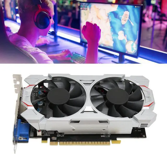 Alt view image 5 of 5 - GTX550Ti 8GB 128BIT GDDR5 Graphics Card, Fan Desktop Computer Discrete Gaming Graphics Card PCI Express2.0, Support DirectX11 (GTX750TI)