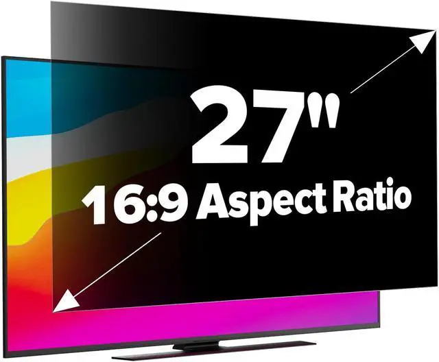 Main image of GUDTEKE [2-Pack HD Computer Privacy Screen 27 inch, Upgraded Monitor Privacy Screen for 16:9 Widescreen Removable Anti Glare Computer Screen Cover and Blue Light UV-Blocking Screen Privacy Filter
