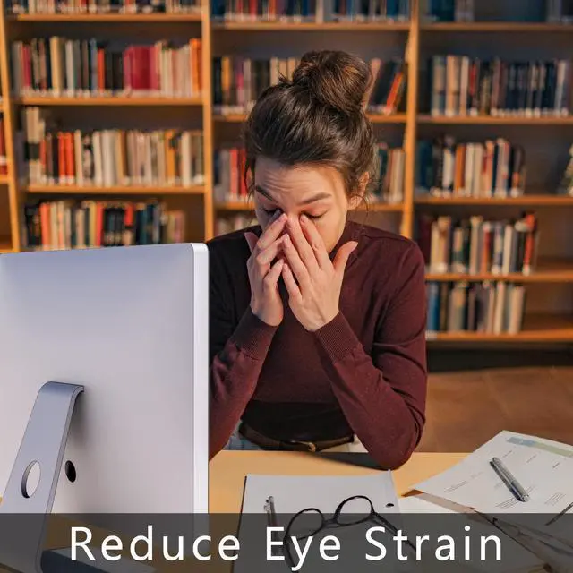 Alt view image 5 of 5 - GUMIKE Anti Blue Light Screen Protector for 25 26 27 inch Universal Desktop Monitor Computer Blue Light Blocking Filter Panel for Eyes - Widescreen Monitor Frame Hanging Type (16:9/16:10)