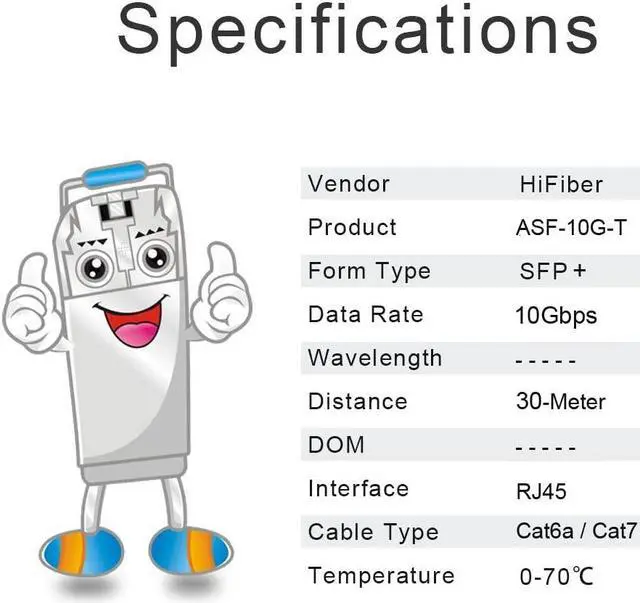 Alt view image 5 of 5 - 2pcs 10Gb SFP+ RJ45 Transceiver with 10G Network Card, 10Gbase-T Moudle for Cisco, 10G Single SFP+ NIC Compare to Intel X520-DA1, Support Windows, Linux, Vmware