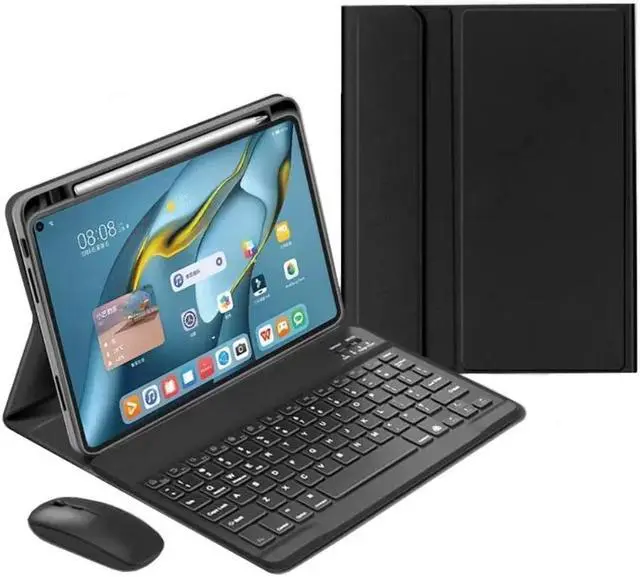 Main image of KMXDD Keyboard Case Mouse Compatible with iPad (A16) 11th Generation 11 Inch 2025/ iPad 10th Generation 10.9 Inch 2022 Case with Mouse Removable Bluetooth Keyboard Color Keys,Black