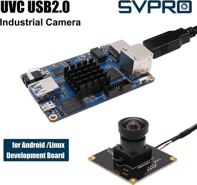 Alt view image 4 of 5 - SVPRO 2MP Global Shutter USB Camera Board 90fps High Speed Webcam Module with Distortion-Free 120 Degree Wide Angle Slow Motion Camera 1920x1200 AR0234 for Computer, Laptop, Android Device