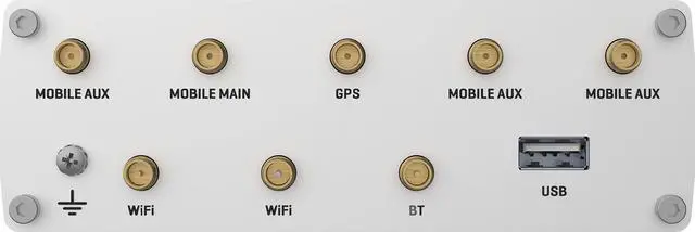 Alt view image 5 of 5 - Teltonika RUTX14000000 Model RUTX14 LTE Dual-sim Industrial Cellular Router; for Europe, The Middle East, Africa, APAC, Brasil, Australia Operators Only; Ethernet, Wi-Fi, Bluetooth and USB Interfaces