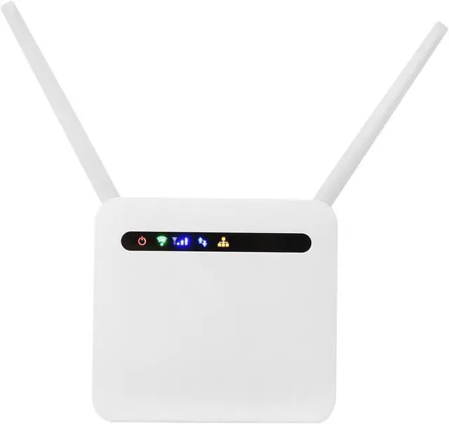 Alt view image 3 of 5 - 4G LTE FDD TDD SIM Card Router 4 LAN Port Outdoor CPE Router 4G LTE CPE SIM Card Router Hotspot Routers (CP9 US Plug)