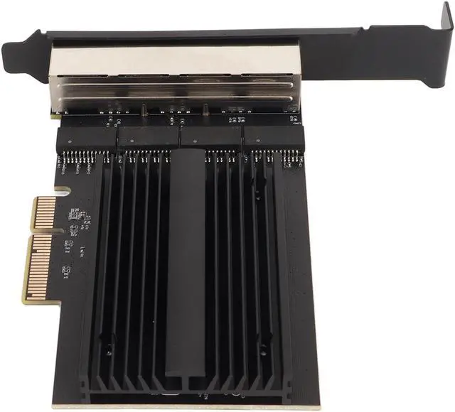 Alt view image 4 of 5 - GOWENIC I226 V Quad Port Network Card, 2.5G Gigabit Quad Port Network Card, Inter I226 V Quad Port PCI E Gaming Network Interface Card for Gaming for Office Support for for OS