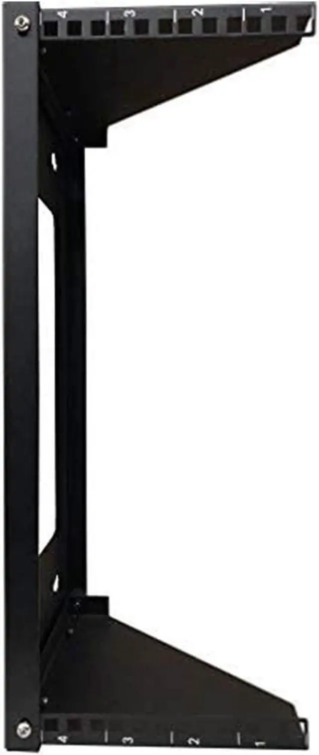 Alt view image 2 of 5 - TECHTOO Wall Mount Rack 5U Vertical & Horizontal Rack 19Inch Wall Mountable Server Rack Heavy Duty Max Load 66-150 LBS Network Open Rack for Patch Panel/Data/AV/IT/Computer & Studio Equipment (5U)