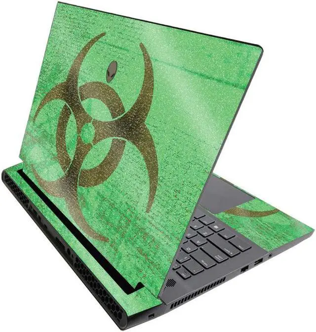 Main image of MightySkins Glossy Glitter Skin for Alienware M17 R3 (2020) & M17 R4 (2021) - Biohazard | Durable High-Gloss Glitter Finish | Easy to Apply and Change Style | Made in The USA