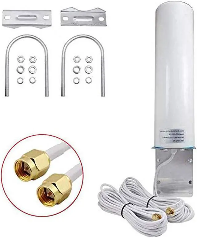 Main image of High Gain 10-12dBi Wide Band Outdoor Wall Mount Dual SMA 3G/4G LTE Antenna for 4G LTE Router Modem Gateway Mobile Cell Phone Signal Booster Cellular Amplifier