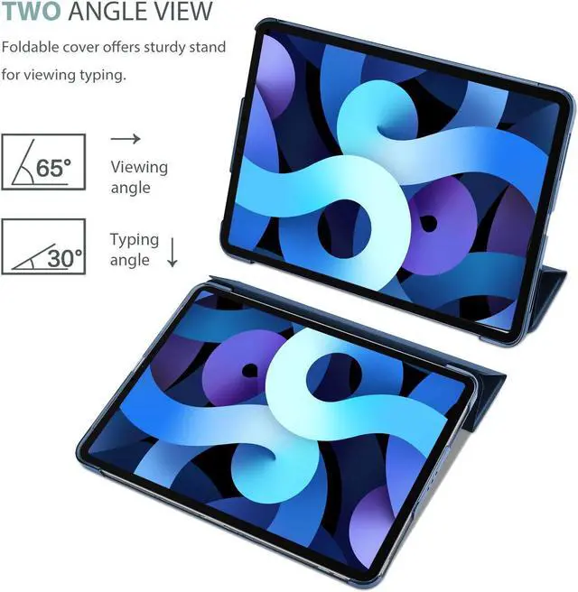 Alt view image 5 of 5 - ProCase Slim Smart Cover Bundle with Privacy Screen Protector for iPad Air 4th 2020 & iPad Pro 11 2020