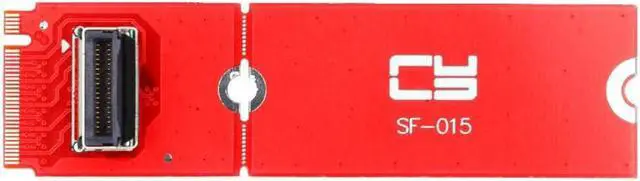 Alt view image 2 of 5 - xiwai PCI-E 5.0 4.0 M.2 M-Key to MCIO Female Mini Cool Edge IO Host Adapter Conversion Expansion Board for PCIe Nvme SSD 2280 2230 Converter Card